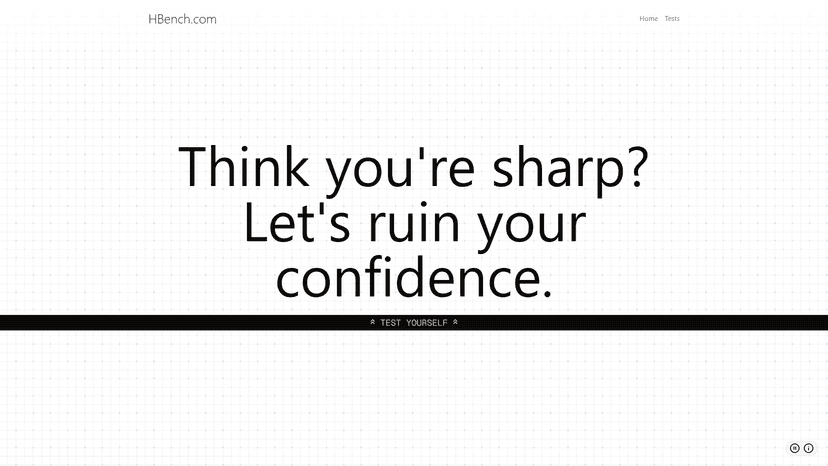 HBench | Human Benchmark screenshot